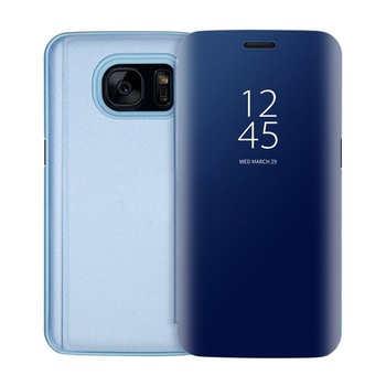 Husa Flip Mirror - Samsung Galaxy S7 - Albastru