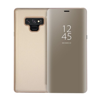 Husa Flip Mirror - Samsung Galaxy Note 9 - Auriu Husa Flip Mirror - Samsung Galaxy Note 9 - Auriu