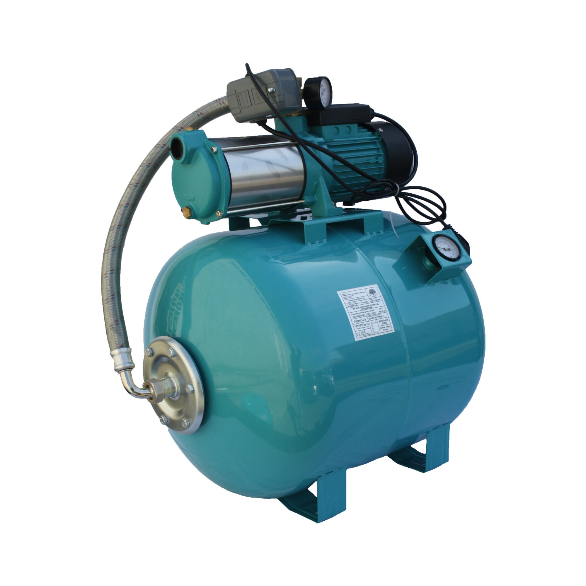 Hidrofor pompa de suprafata APC MRS5/100M rezervor 100 litri cu manometru, 1.35 Kw