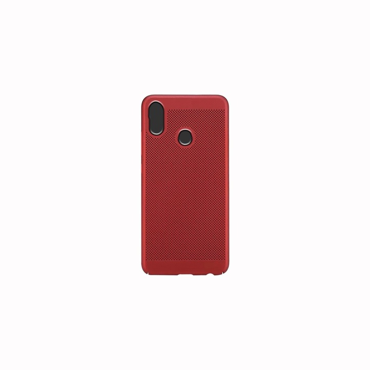 Калъф Bumper Honeycomb за Xiaomi Mi A2 Lite/RedMi 6 Pro, Червен