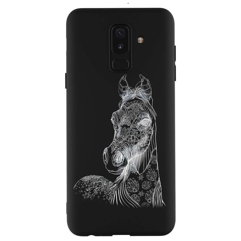 Husa Samsung Galaxy A6 Plus 2018 - Silicon Matte TPU Arabian Horse