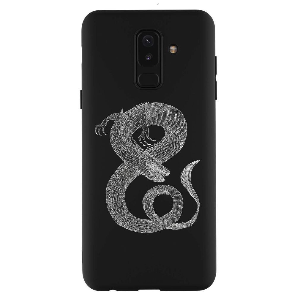 Husa Samsung Galaxy A6 Plus 2018 - Silicon Matte TPU Dragon.1
