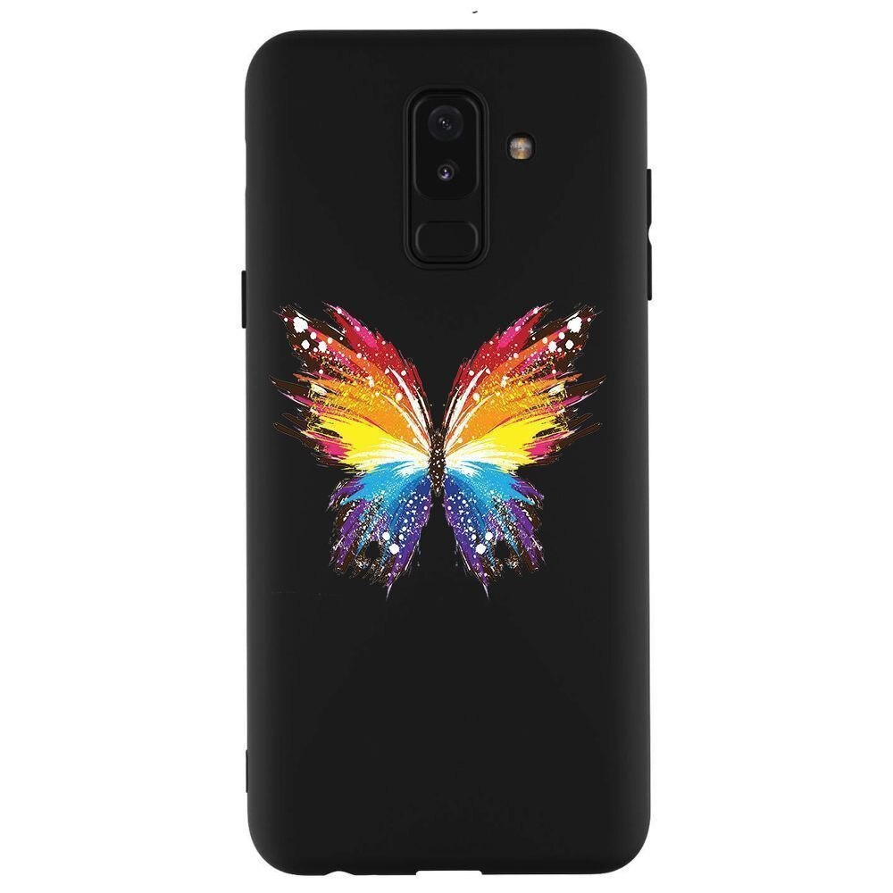 Husa Samsung Galaxy A6 Plus 2018 - Silicon Matte TPU Butterfly.2