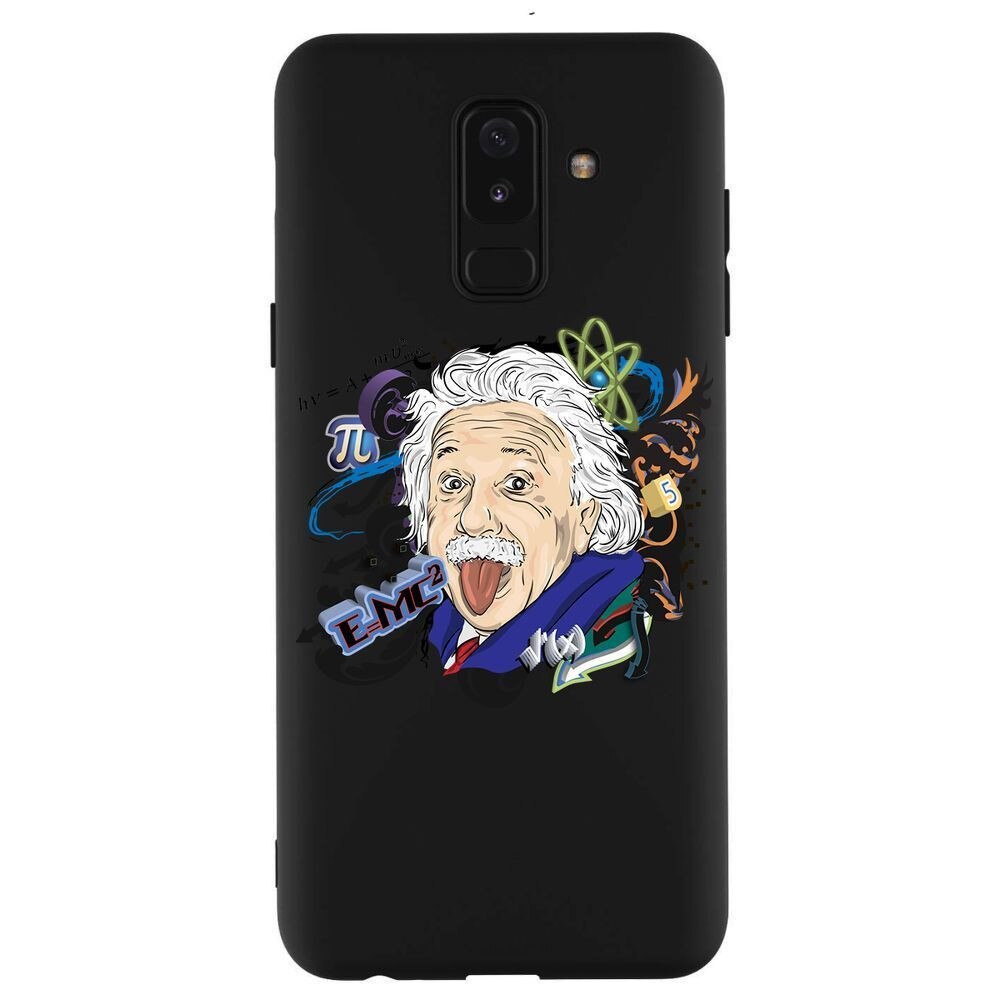 Husa Samsung Galaxy A6 Plus 2018 - Silicon Matte TPU Einstein