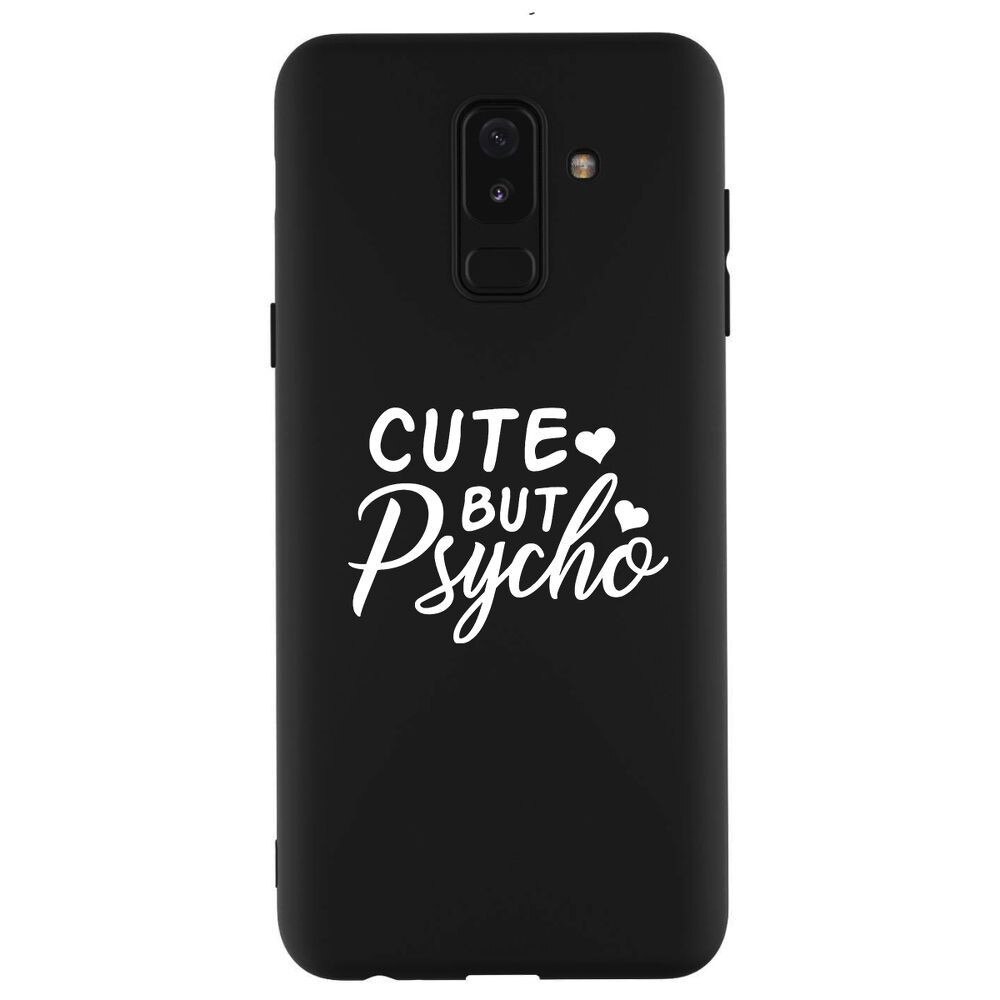 Husa Samsung Galaxy A6 Plus 2018 - Silicon Matte TPU Cute But Psycho