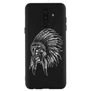 Husa Samsung Galaxy A6 Plus 2018 - Silicon Matte TPU Indian Skull Husa Samsung Galaxy A6 Plus 2018 - Silicon Matte TPU Indian Skull