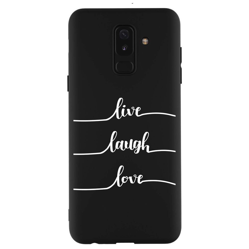 Husa Samsung Galaxy A6 Plus 2018 - Silicon Matte TPU Live Love.2
