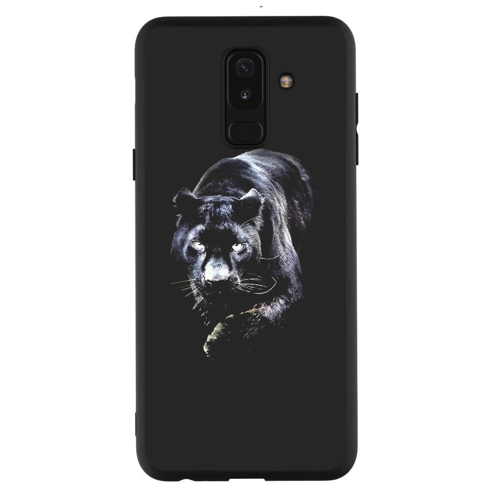 Husa Samsung Galaxy A6 Plus 2018 - Silicon Matte TPU Pantera