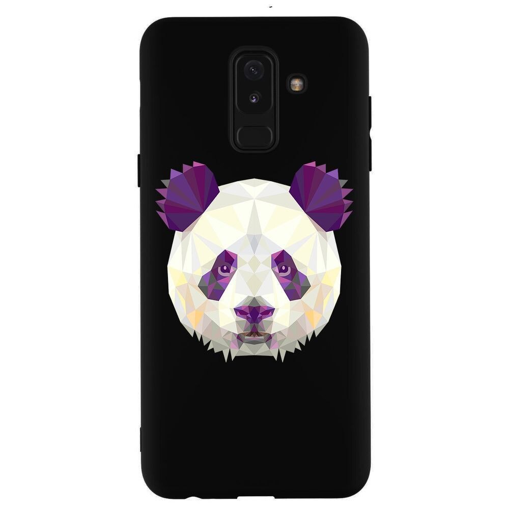 Husa Samsung Galaxy A6 Plus 2018 - Silicon Matte TPU Panda