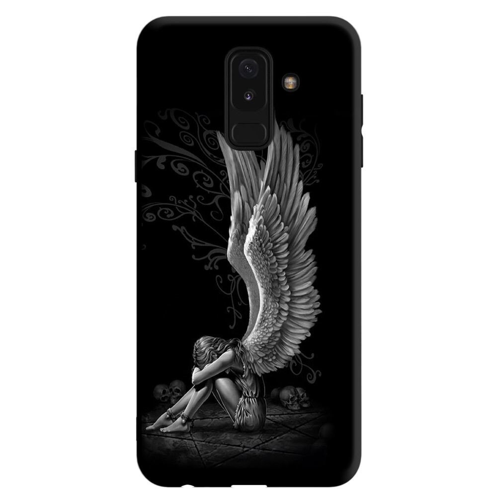 Husa Samsung Galaxy A6 Plus 2018 - Silicon Matte TPU Prison Angel