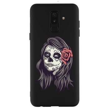 Husa Samsung Galaxy A6 Plus 2018 - Silicon Matte TPU Scary Girl Husa Samsung Galaxy A6 Plus 2018 - Silicon Matte TPU Scary Girl