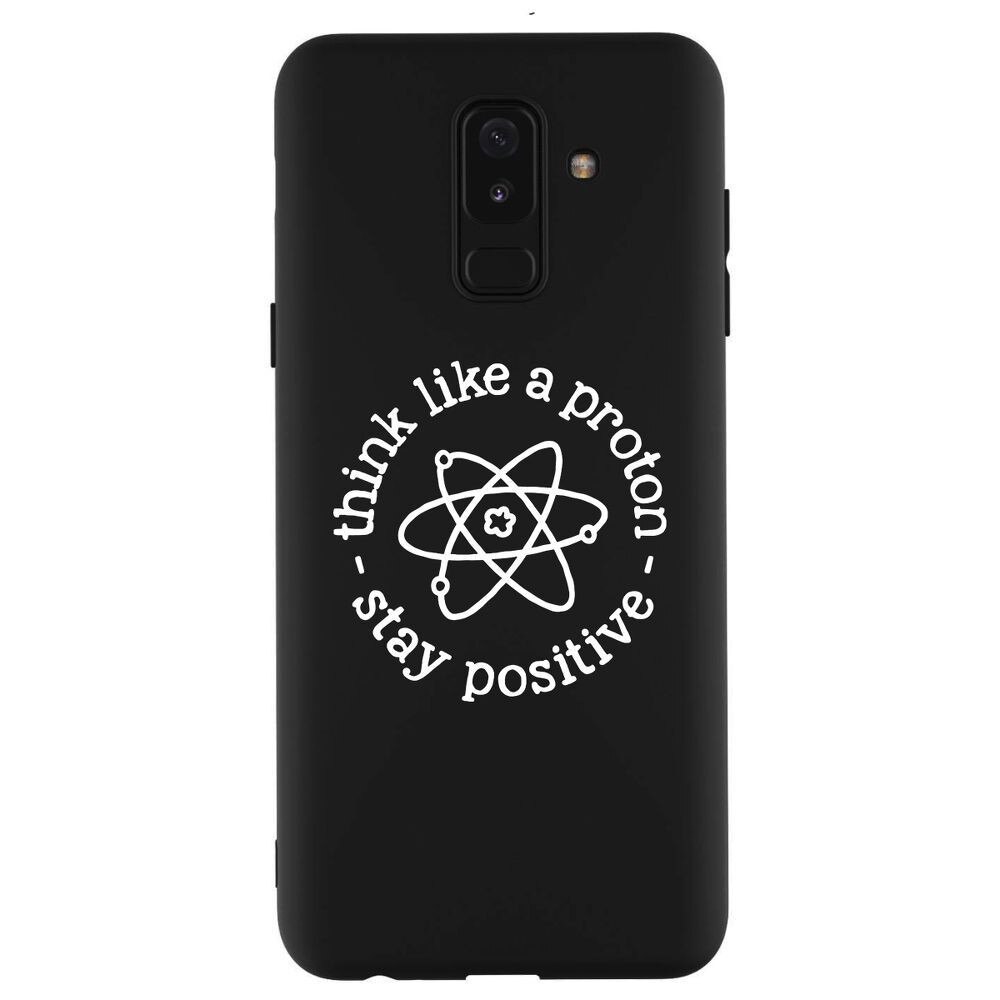 Husa Samsung Galaxy A6 Plus 2018 - Silicon Matte TPU Stay Positive