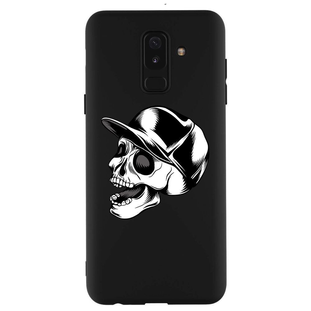 Husa Samsung Galaxy A6 Plus 2018 - Silicon Matte TPU Skull.1