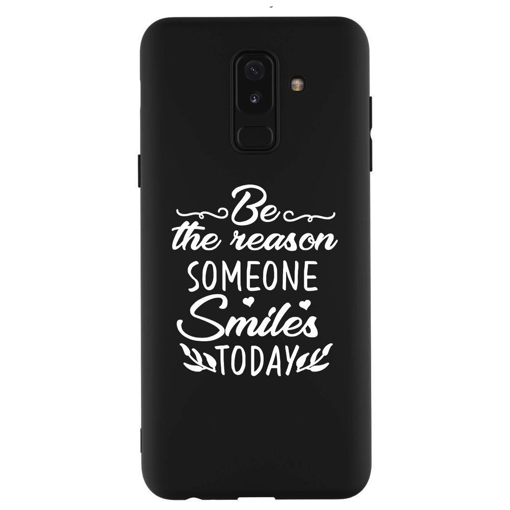 Husa Samsung Galaxy A6 Plus 2018 - Silicon Matte TPU Smiles