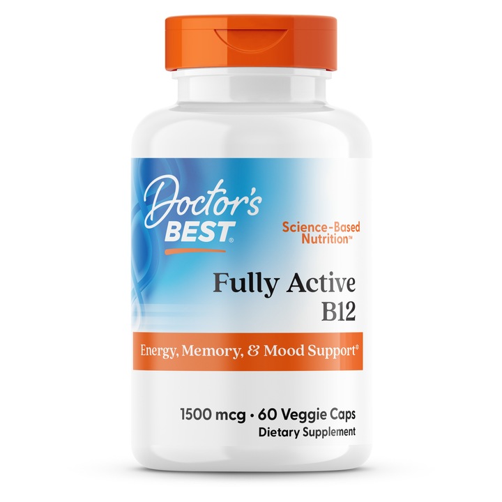 Витамин Б12 1500mcg, Doctor's Best 60капсули