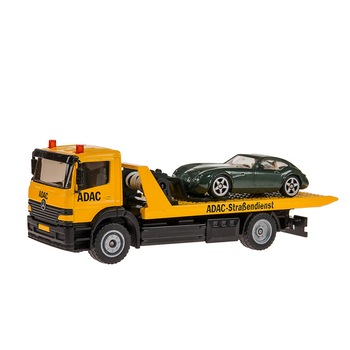 Camion de tractare Mercedes Benz Atego ADAC si masina verde Wiesmann GT SIKU 2712 1:55 16cm Camion de tractare Mercedes Benz Atego ADAC si masina verde Wiesmann GT SIKU 2712 1:55 16cm