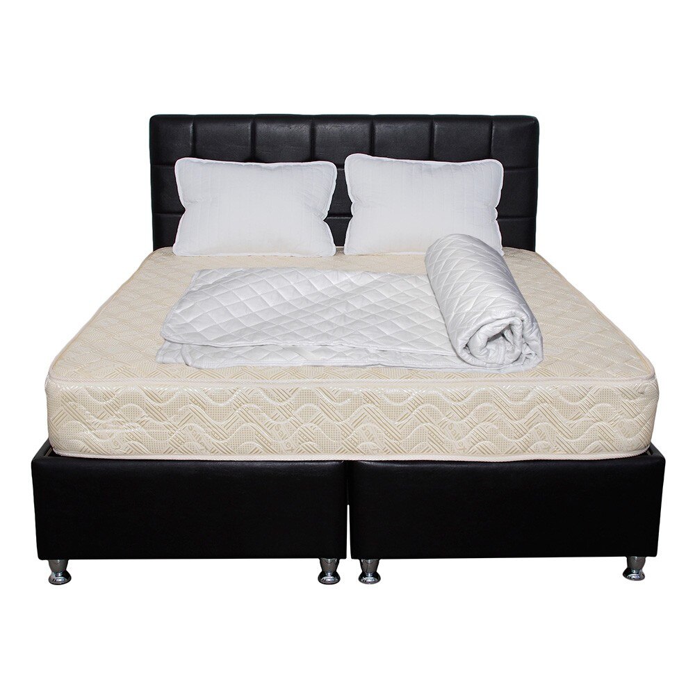 Set Saltea SuperOrtopedica 160x200x20 cu 2 perne microfibra 50x70 si Husa hipoalergenica Axon