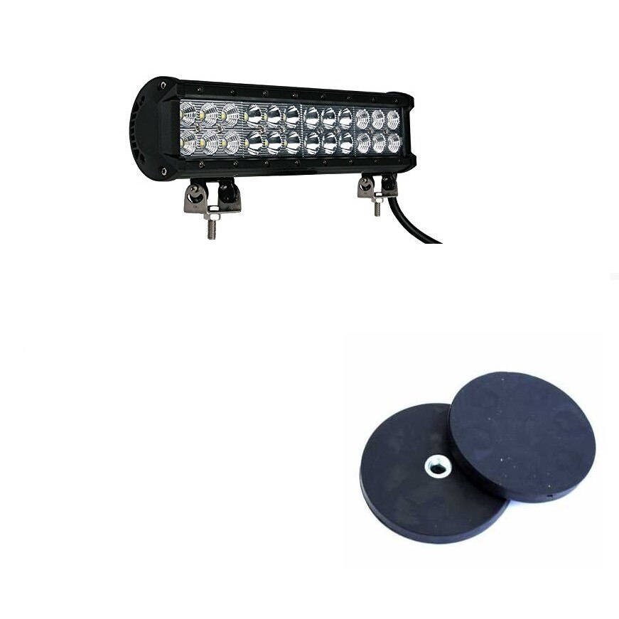 Pachet Led Bar 72 W, 12-24v, 6500 k si Prinderi magnetice