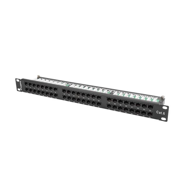 Extralink CAT6 UTP 0.5U, Patchpanel