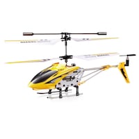 Elicopter cu telecomanda GYRO, 3.5 channel, 10 m, Giroscop, Rezistenta socuri, Galben