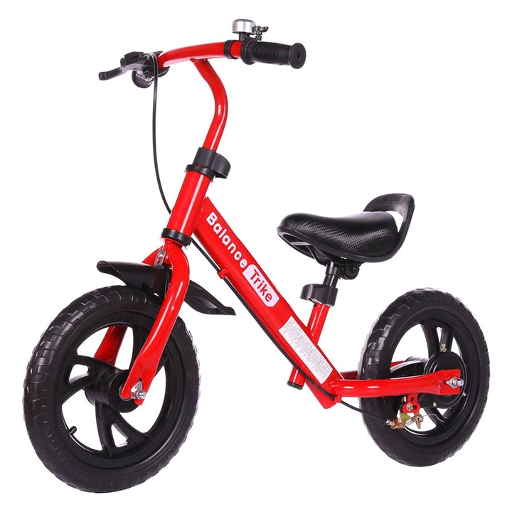 Bicicleta copii,61x15x30 cm , culoare rosu/negru