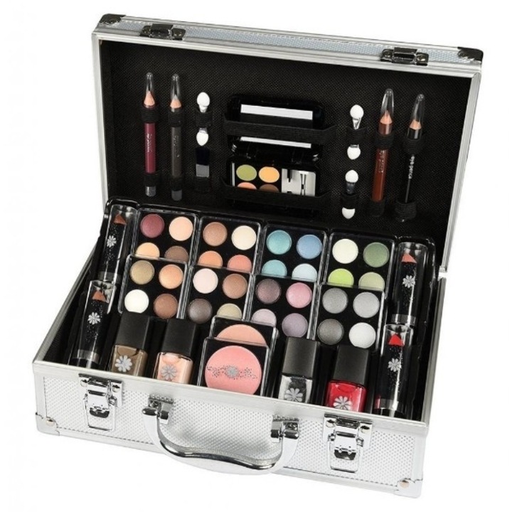 Trusa Machiaj Makeup Trading Complet Make Up Palette 74,6g, Carcasa aluminiu
