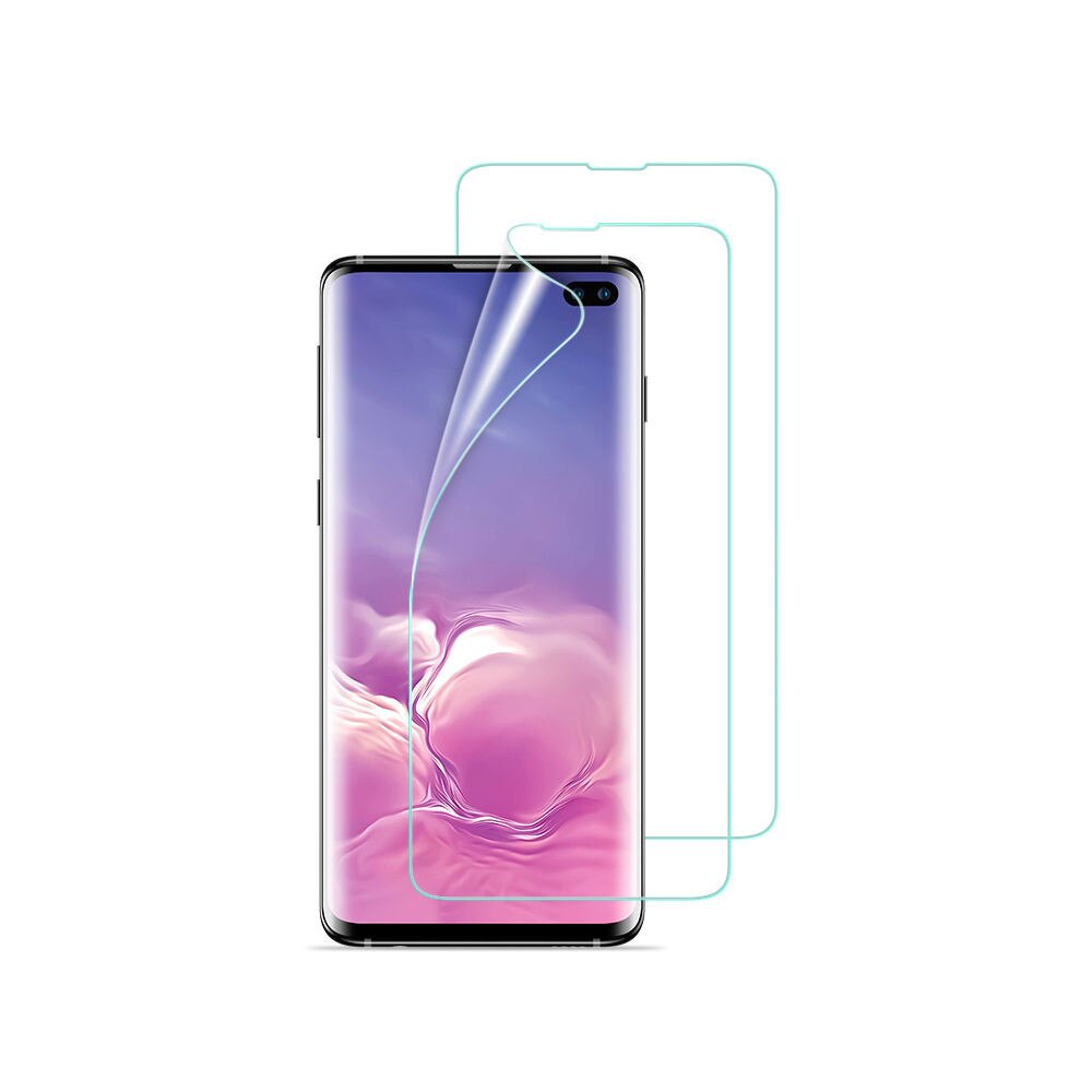 Folie ESR Samsung Galaxy S10 Plus - 3D Full Coverage Liquid Skin Film Clear, 2 bucati