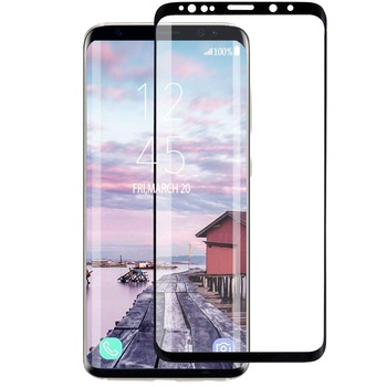 Folie sticla 3D, Full Glue, Samsung Galaxy S8, ecran complet, Negru Folie sticla 3D, Full Glue, Samsung Galaxy S8, ecran complet, Negru