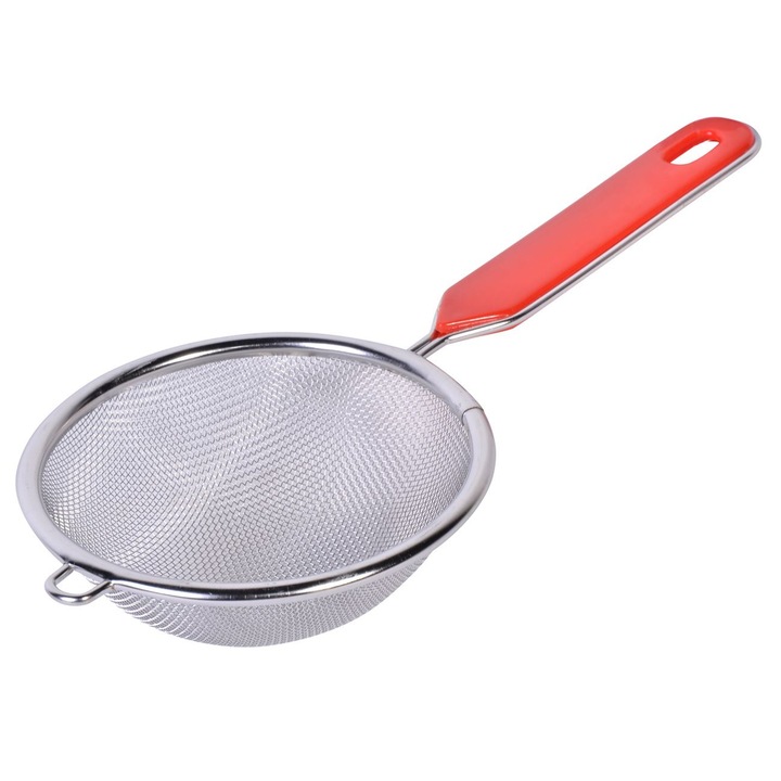 Strecuratoare metalica, Zola®, rosu/argintiu, 10 cm