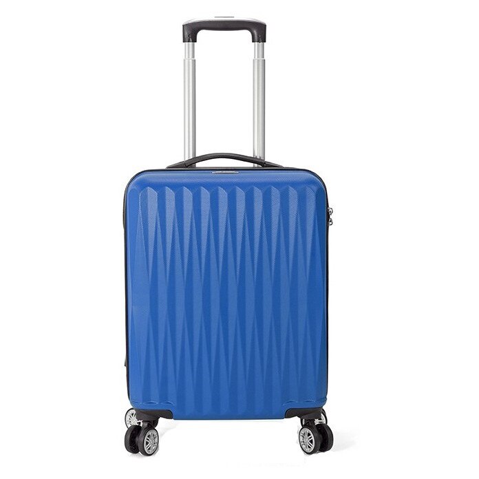 Troler Cabina, cu Cifru, 4 Roti Duble, BENZI, BZ 5356 - 55 cm, Albastru