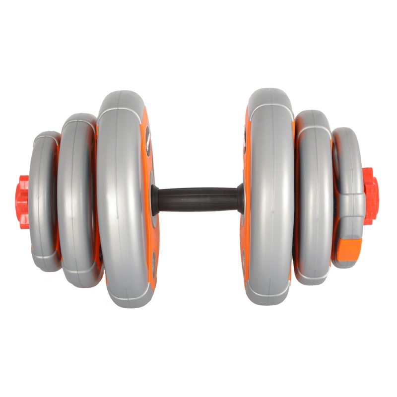 Gantera ciment inSPORTline 3-18kg Gri/Portocaliu