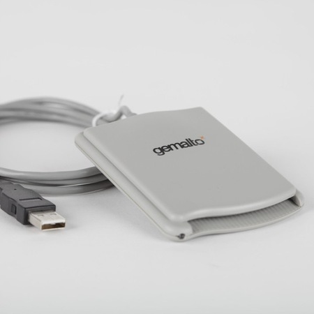 Cititor carduri Lenovo Gemalto GemPC Smartcard reader, cablu 1.5 m, USB ...