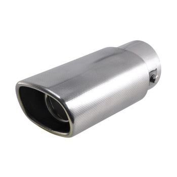 Ornament toba din inox , cromat , patrat pentru teava de esapament Ornament toba din inox , cromat , patrat pentru teava de esapament