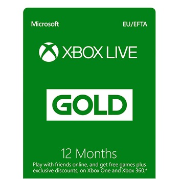 XBOX LIVE GOLD 12 MONTHS MEMBERSHIP - XBOX ONE (MICROSOFT CODE) XBOX LIVE GOLD 12 MONTHS MEMBERSHIP - XBOX ONE (MICROSOFT CODE)
