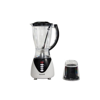 Blender 2 in1, 300 w Hausberg HB7761N, Lame Otel Inoxidabil, Vas de sticla 1,5 l, negru Blender 2 in1, 300 w Hausberg HB7761N, Lame Otel Inoxidabil, Vas de sticla 1,5 l, negru