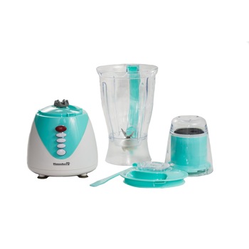 Blender cu bol 2 in 1, 1.5 l, Hausberg HB7661B, 3 viteze, 300 w, bleu Blender cu bol 2 in 1, 1.5 l, Hausberg HB7661B, 3 viteze, 300 w, bleu