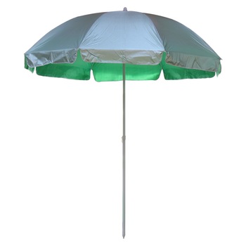 Umbrela SOARE pentru terasa IDL® Summer Festival, Cu structura de Metal, Forma Rotunda, Destinata folosirii in aer liber, Gri-Verde Umbrela SOARE pentru terasa IDL® Summer Festival, Cu structura de Metal, Forma Rotunda, Destinata folosirii in aer liber, Gri-Verde