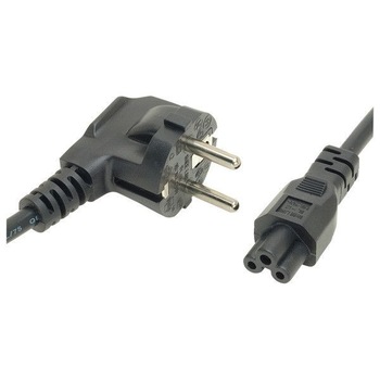 Cablu alimentare retea pentru laptop,surse alim, conector 3 pini (trifoi), maxim 150W Cablu alimentare retea pentru laptop,surse alim, conector 3 pini (trifoi), maxim 150W