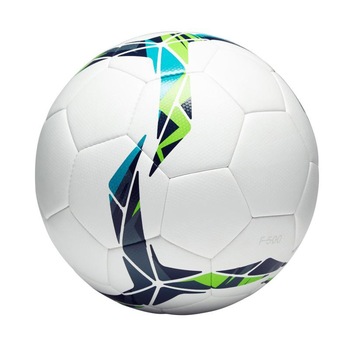 Minge fotbal Leo alb/albastru-marimea 4 Minge fotbal Leo alb/albastru-marimea 4