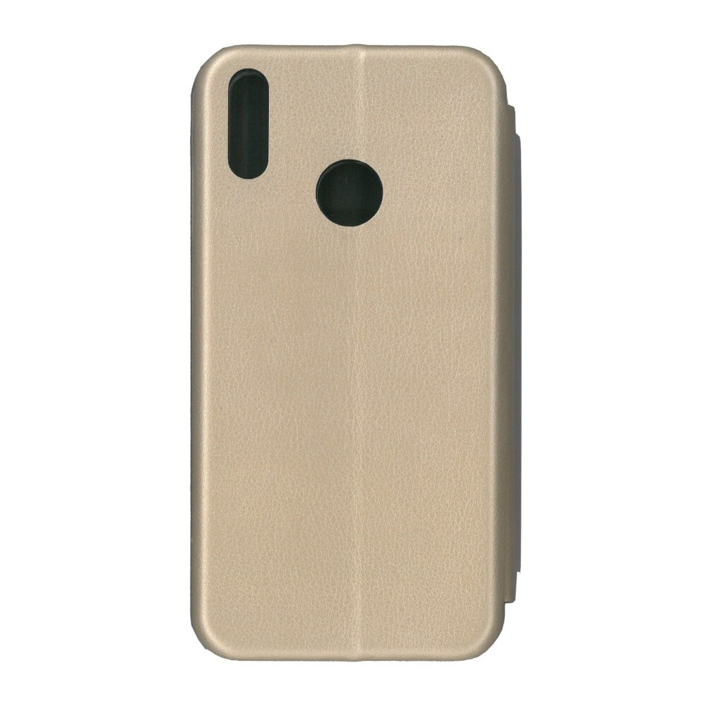 Husa flip tip carte 360 de grade Gold, pentru Huawei Y7 Prime 2019- EuroCELL
