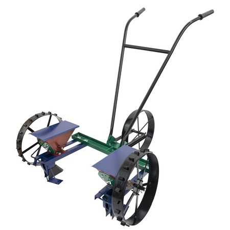 Semanatoare Manuala 2 RANDURI pentru Seminte , Plantator Legume si Fructe , VINIA Premium