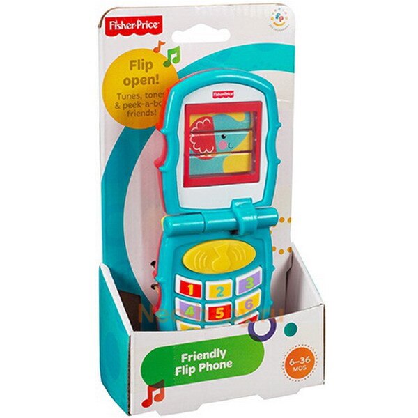 Telefon cu clapa pentru bebelusi Fisher Price