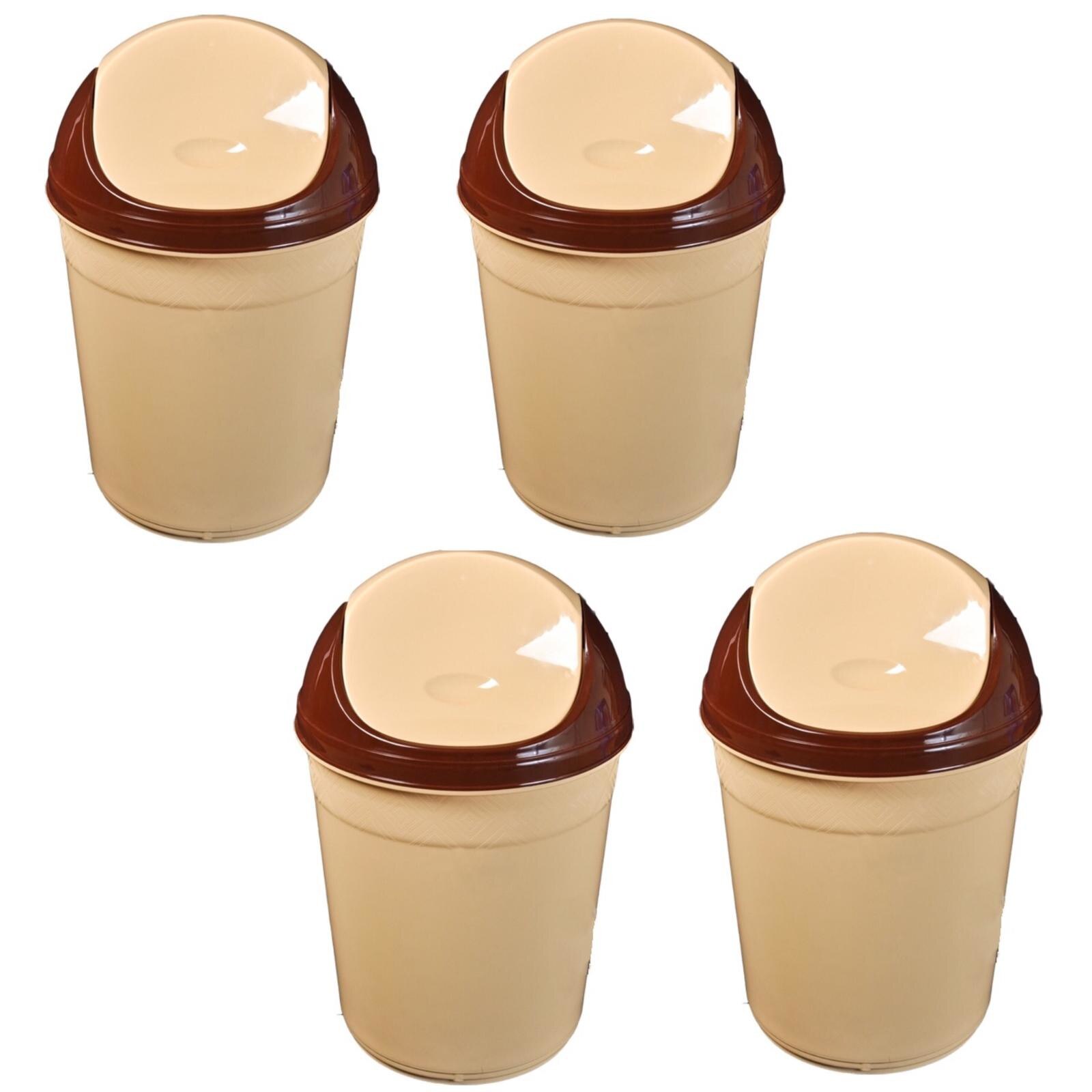 Pachet 4 bucati Cos de gunoi, Pubela Smart 8L