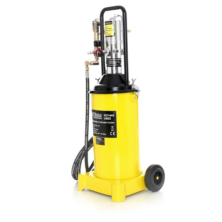 Пневматична помпа за грес 15L контейнер KraftDele KD1444 TBC