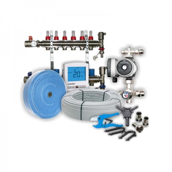 Kit complet incalzire prin pardoseala cu apa INTACT HEATING pentru 75 m.p. + termostat WIFI Kit complet incalzire prin pardoseala cu apa INTACT HEATING pentru 75 m.p. + termostat WIFI