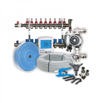 Kit complet incalzire prin pardoseala cu apa INTACT HEATING pentru 100 m.p. + termostat WIFI Kit complet incalzire prin pardoseala cu apa INTACT HEATING pentru 100 m.p. + termostat WIFI
