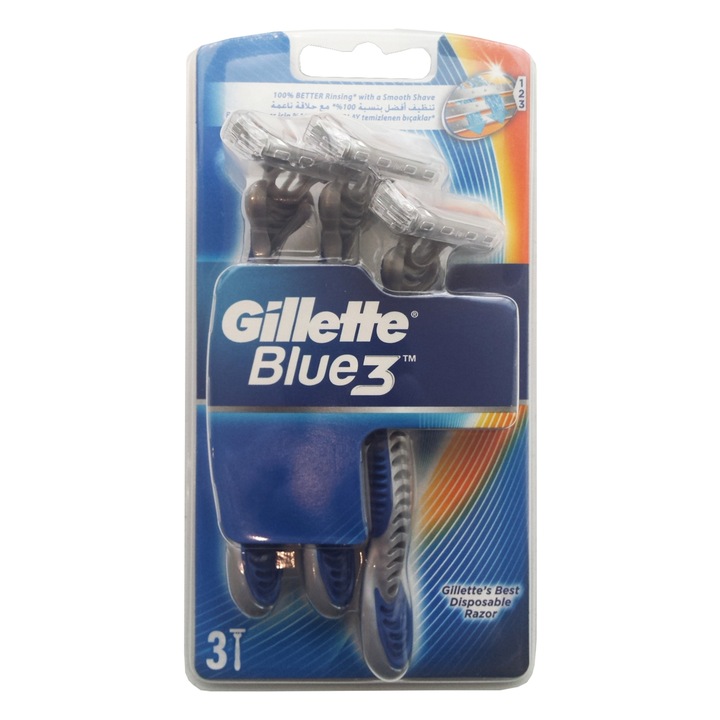 Gillette Blue3 borotva készlet, 3 db