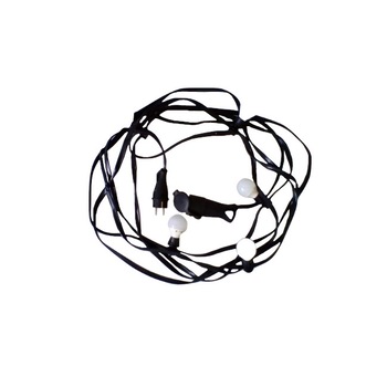 Ghirlanda luminoasa, de exterior, putere mare iluminare, lungime 10 m, cu 10 bec led opac, 4 w/bec, interconectabila Ghirlanda luminoasa, de exterior, putere mare iluminare, lungime 10 m, cu 10 bec led opac, 4 w/bec, interconectabila