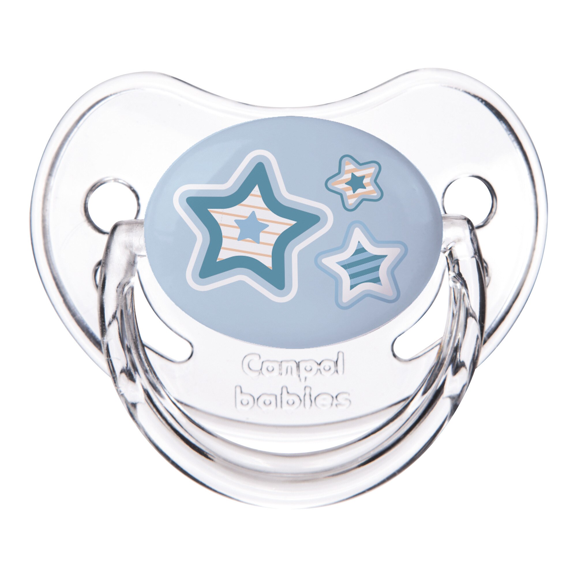 Suzeta „Newborn Baby“ cu tetina ortodontica silicon, Canpol babies®, fara BPA, 0-6 luni, albastru