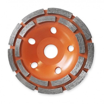 Disc Diamantat Dublu pentru slefuire beton D=125 mm Dedra Disc Diamantat Dublu pentru slefuire beton D=125 mm Dedra